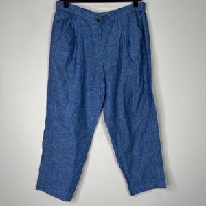 Poetry Linen High Waist Trouser Pants Women's Size 14